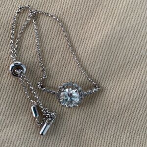 Pt950 platinum 1 carat moissanite Diamond Bracelet